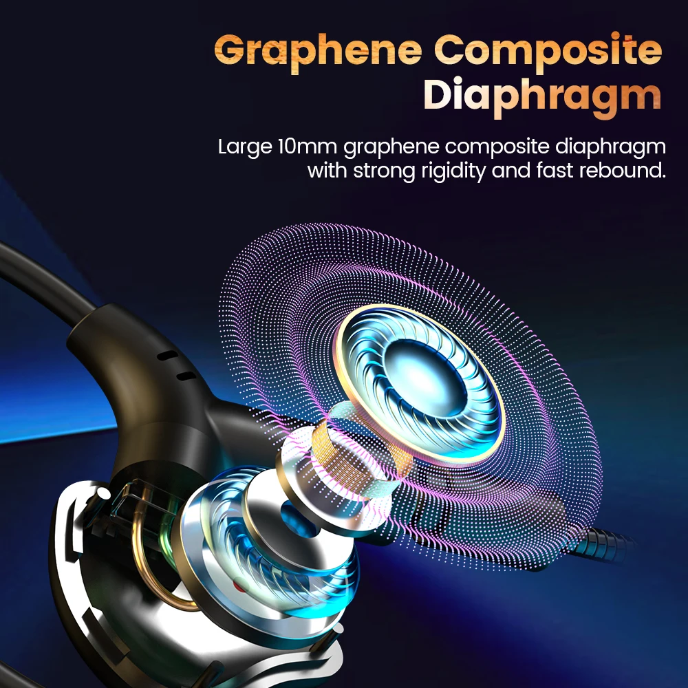 Type C Wired Headphones Gaming Earphones USB-C Handsfree Pluggable Microphone Earbuds 3.5mm Cable Headset Gamer For Phone Tablet 2