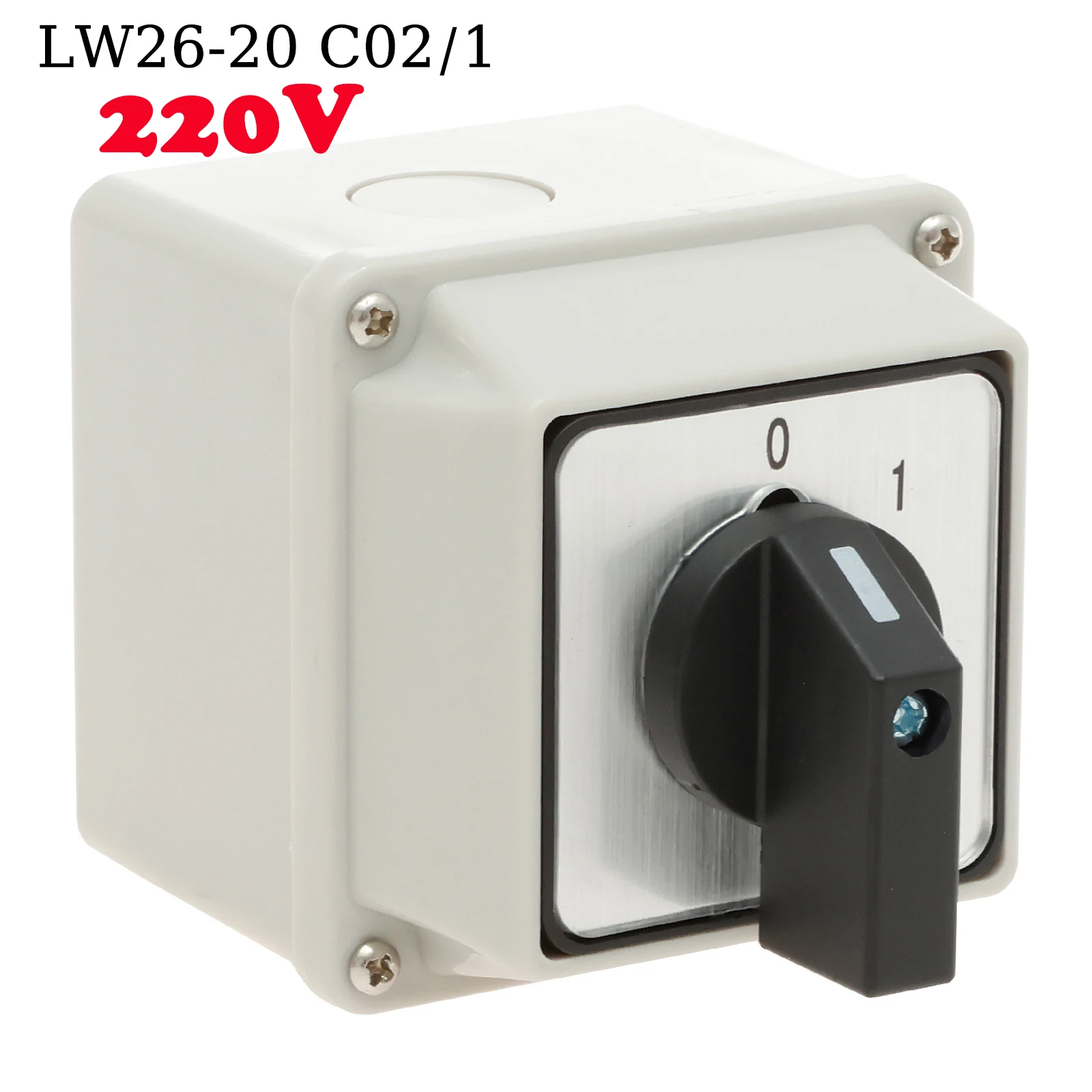 thumbnail image 2 of 3-Position Rotary Changeover Switch - 690V 40A 3-Phase Selector With Waterproof Enclosure Box 2 of 13