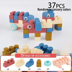 Deluxe Early Education Puzzle Toy Set - Soft and Safe Rubber Building Blocks (37PCS)