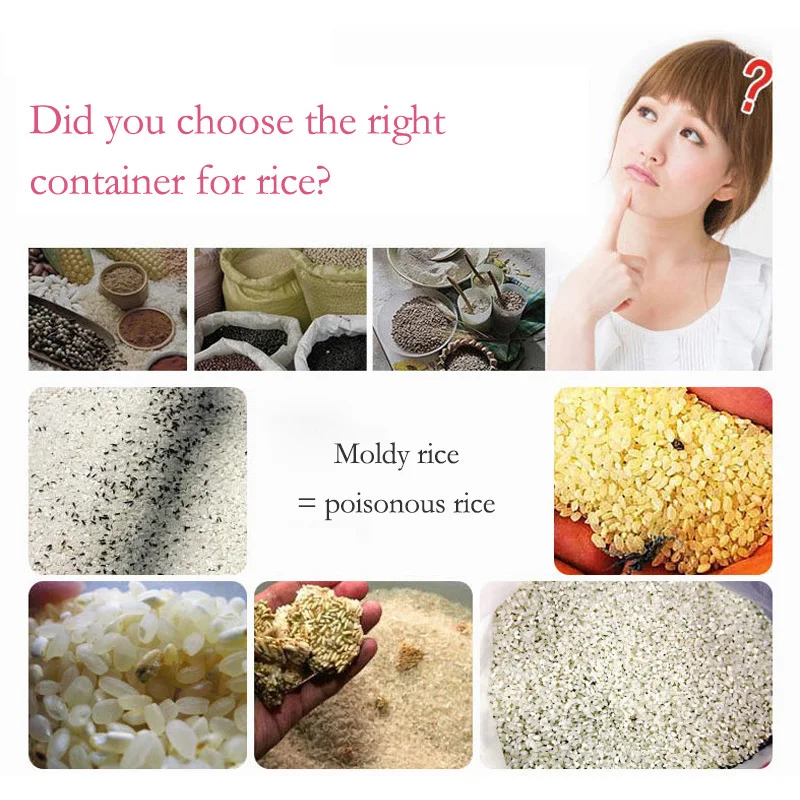 1.5-3L Powder Storage Box Plastic Kitchen Rice Grains Container Bathroom Laundry Powder Detergent Case With Pour Mouth kitchen storage box rice storage box food storage container food storage box storage box