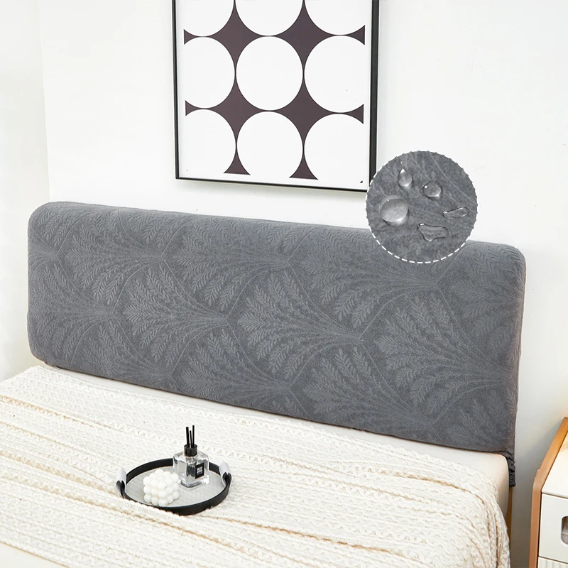 Stretch Bed Headboard Cover Elastic All-inclusive Bed Head Cover Jacquard Headboard Dustproof Bedroom Bedhead