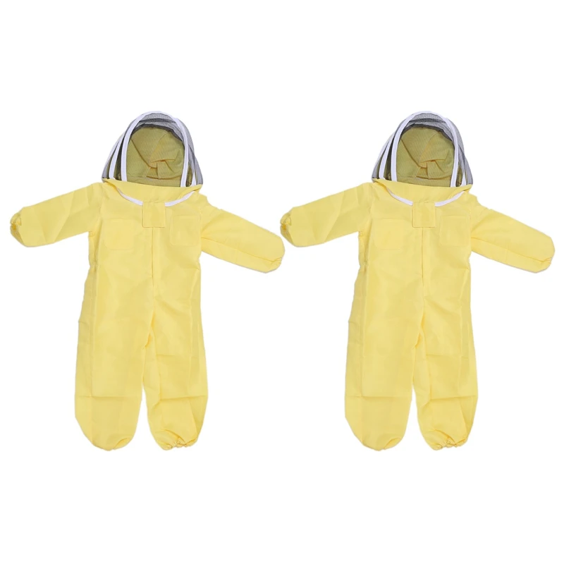 

New-2X Professional Child Beekeeping Protective Suit Bee Beekeepers Bee Suit Equipment Farm Visitor Protect Suit M