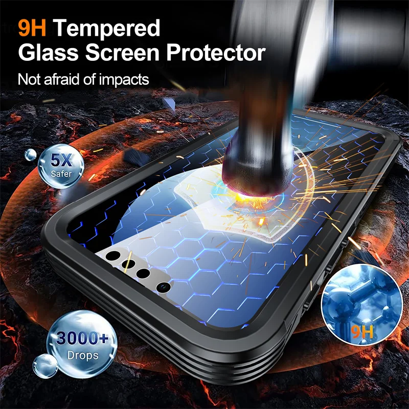 Custodia Magnetica a Protezione Totale per iPhone 17e 16e con Protezione Schermo e Funzione Magsafe Antiurto - immagine 3