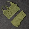 TRY TO BN Fitness Yoga Shorts Sets V Back Women's Tracksuit Sports Bra High Waisted Sportswear Workout Running Cycling Gym Suits 4