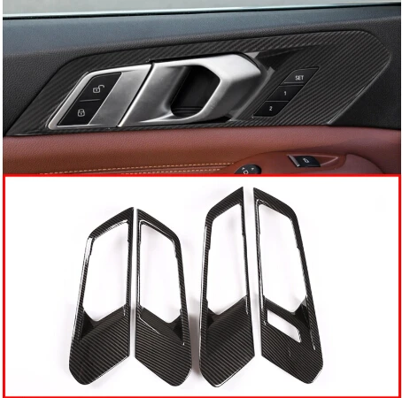 

Carbon Fiber For BMW X5 G05 2019 Year Model ABS Car Interior Door Handle Trim Accessories