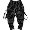 11 BYBB'S DARK Ribbons Multi Pockets Cargo Pants Men Hip Hop Streetwear Tactical Function Trouser Techwear  Harajuku Joggers Men 6