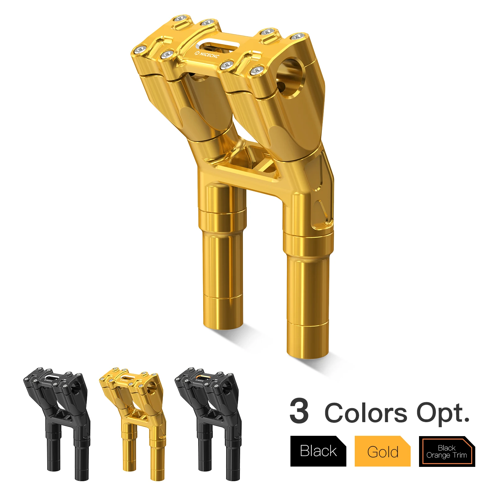 5/6/8.25/7.25 "Manubrio Riser Per Harley 1" Manubrio Sportster Iron 883 Xl883N Iron 1200 Xl1200Ns Softail Fat Boy Deluxe Slim