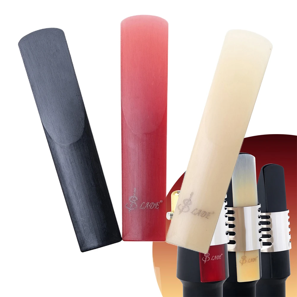 Resin Reeds Saxophone Reeds 3 Pack Easy To Blow Resin Plastic Soprano/Alto/Tenor Musical Instruments