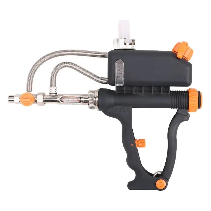 

Полностью закрытый ирригатор для брызг и овец, многофункциональный инъекционный пистолет, ветеринарный шприц 2 мл, регулируемая дозировка