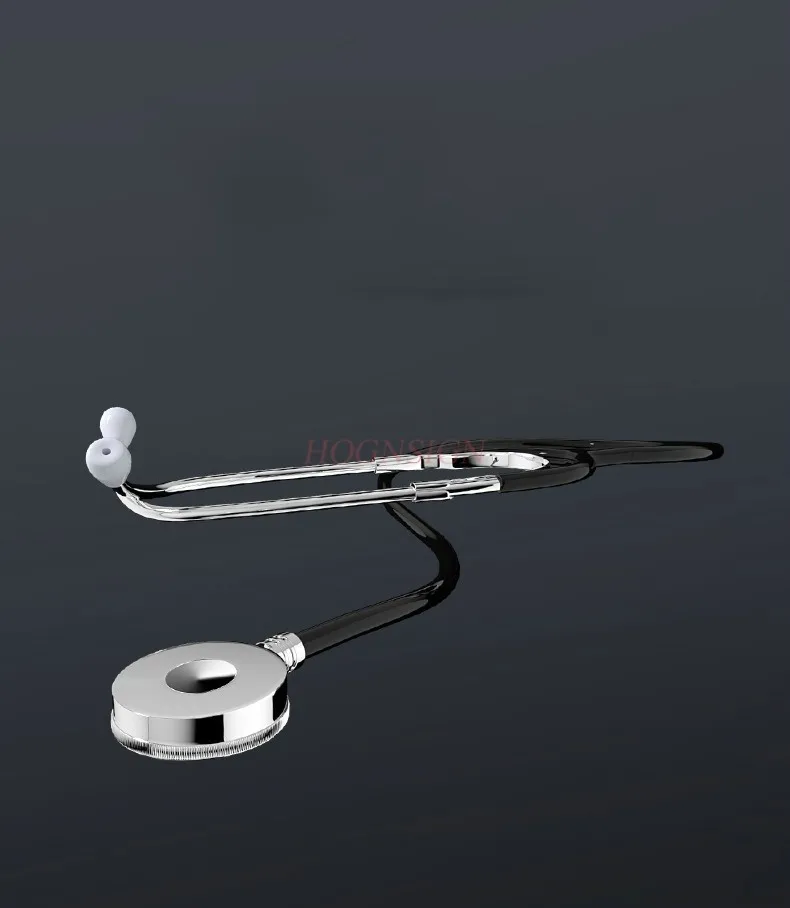 Surgical students majoring in stethoscopes listen to fetal heart rate using a single-sided stethoscope for home use