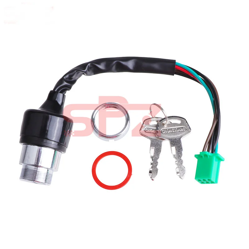 Motorcycle Keys Motorcycle Ignition Switch 3 Position 6 Wire With 2 Keys for Harley Bobber Scooter Chopper Kawasaki ATV Go Kart Motorcross Parts