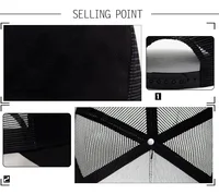 Новая летняя сетчатая бейсболка для женщин и мужчин с надписью Snapback Hat Повседневная дышащая унисекс уличная хип-хоп кепка дальнобойщика — изображение 6