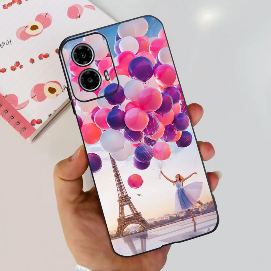 Cute Love Pattern Soft Silicone Phone Case - Stylish & Durable Back Cover