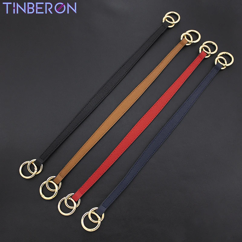 

TINBERON Short Shoulder Strap Litchi Grain Leather Bag Strap Handbag Handle Strap Bags Accessories Shoulder Underarm Bag Straps