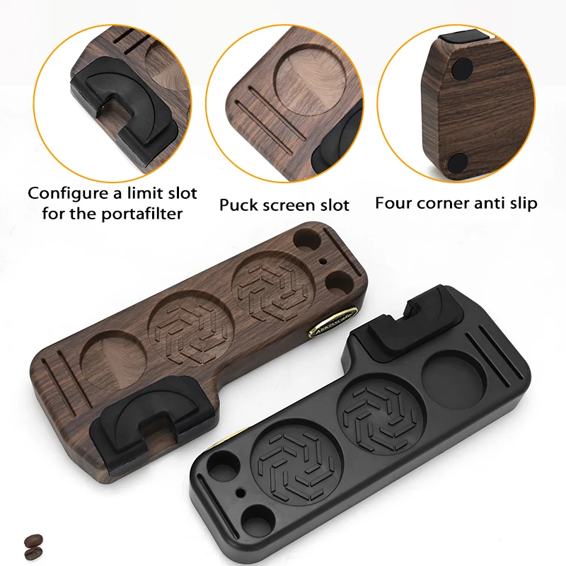 محطة دك القهوة حامل Portafilter حامل حصيرة ABS ل Delonghi Breville 51 مللي متر 54 مللي متر 58 مللي متر أدوات باريستا إسبرسو اكسسوا...