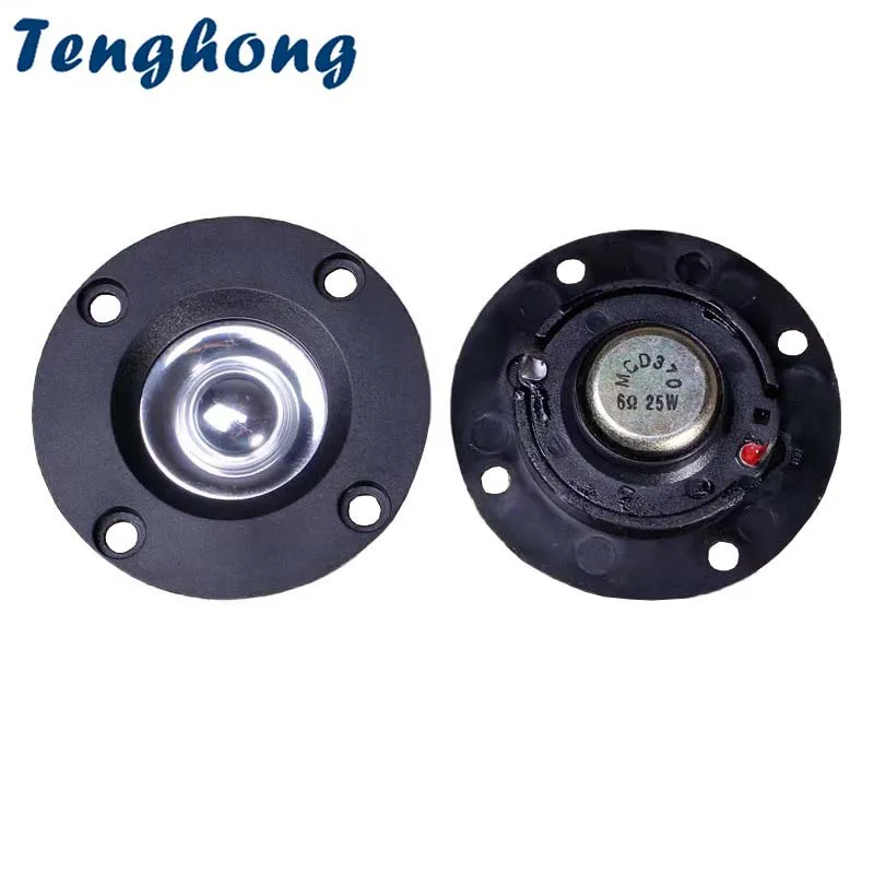 Tenghong 2Pcs 2 Pollici Hifi Ultra Sottile Tweeter Portatile 4 Ohm 3W 6 Ohm 25W Altoparlante Triplo Altoparlanti Audio Con Pellicola In Titanio