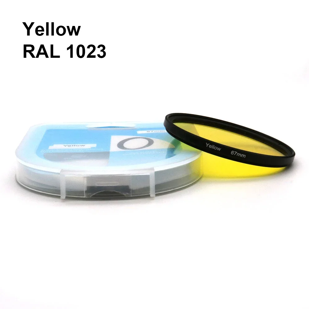 Vibrant Universal Screw-in Color Filter Set - Red, Orange, Yellow, Green, Purple, Blue