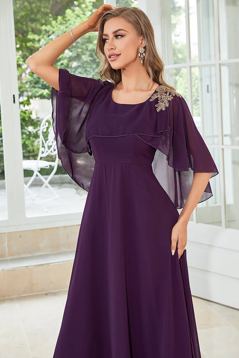 DongCMY Summer Dress Ladies Bridesmaid Dresses Loose Fit Bridesmaid Dress Daily Luxury Woman Party Chiffon