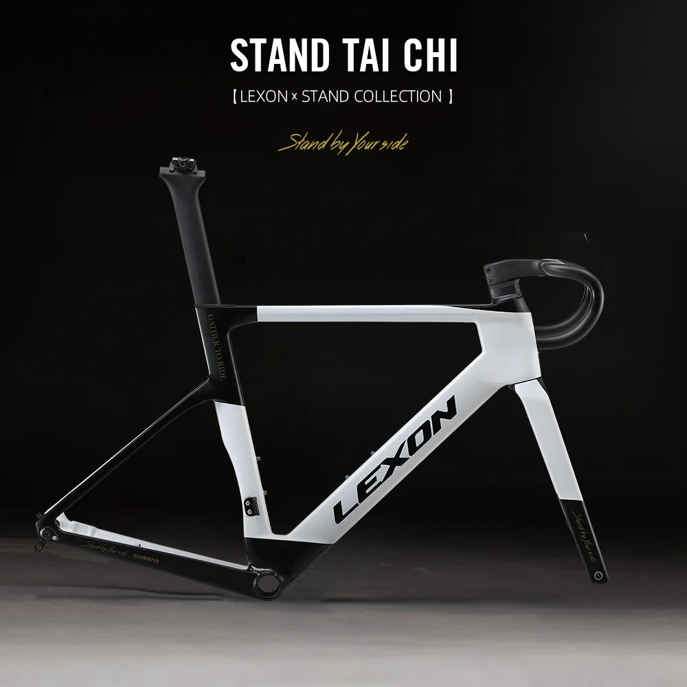 2022LexonCarbonRoadBikeFrameDiscBrakeFullInnerCableRacing