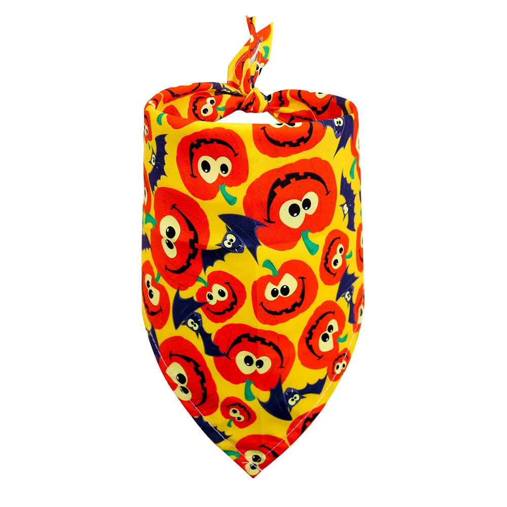 Title 10, Halloween Pet Dog Scarf Adjustable Dog Bandana ...