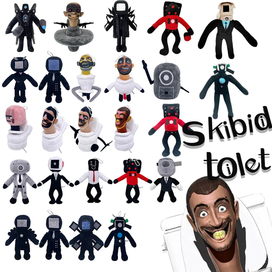 

Новый Туалет Skibidi плюшевая аниме плюшевая игрушка, плюшевые игрушки, мягкие смешные плюшевые игрушки для детей, рождественские подарки на день рождения, кукла