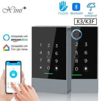 TTlock Smart Phone App Access Controller 13.56Mhz Rfid Door Access Control System Door Kit Ip67 Waterproof Reader Nfc G2 Gateway 1
