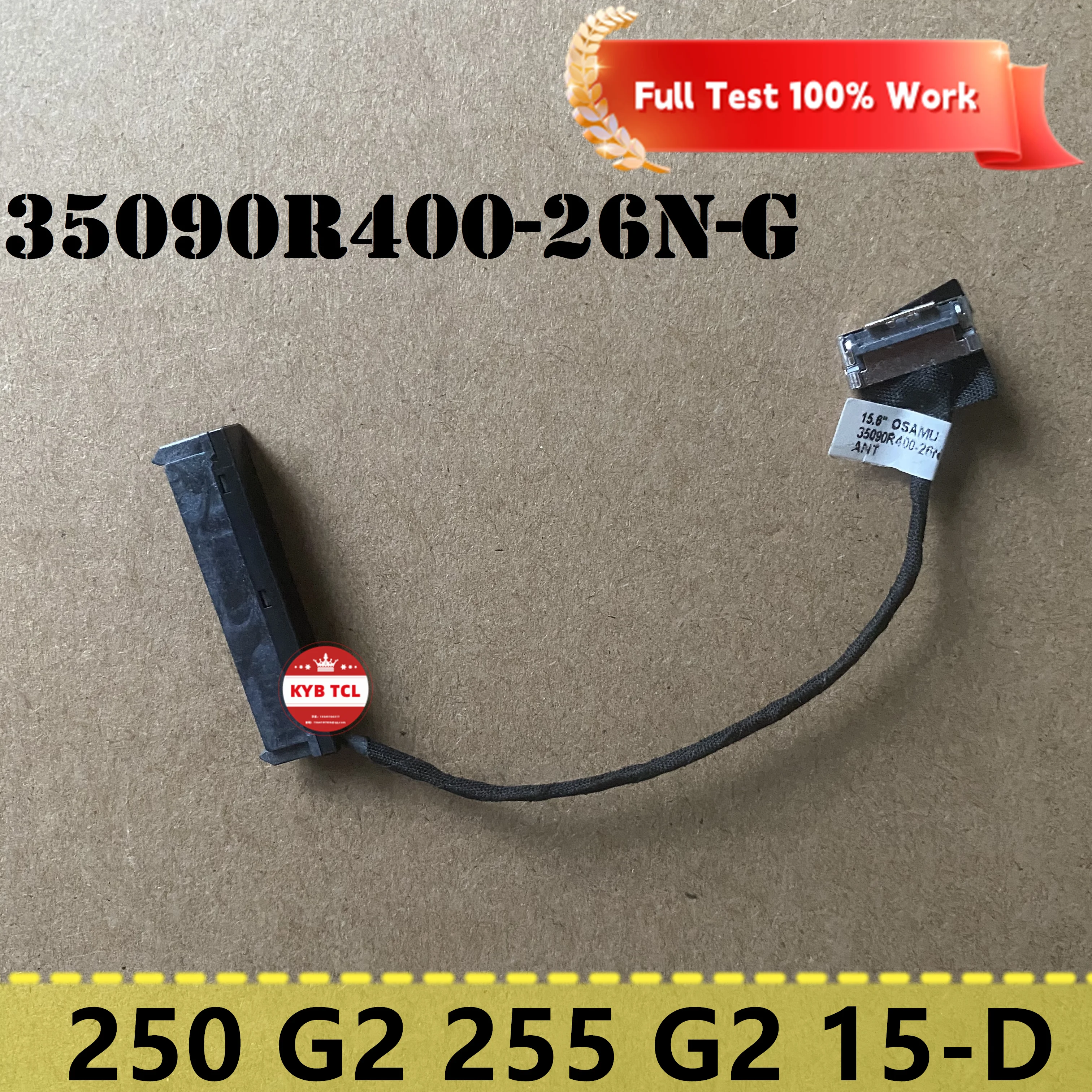 

For HP 15-d035dx 250 G2 255 G2 15-D 15-D07NR Laptop SATA HDD Hard Drive Adapter Connector 35090R400-26N-G 35090R400 Notebook