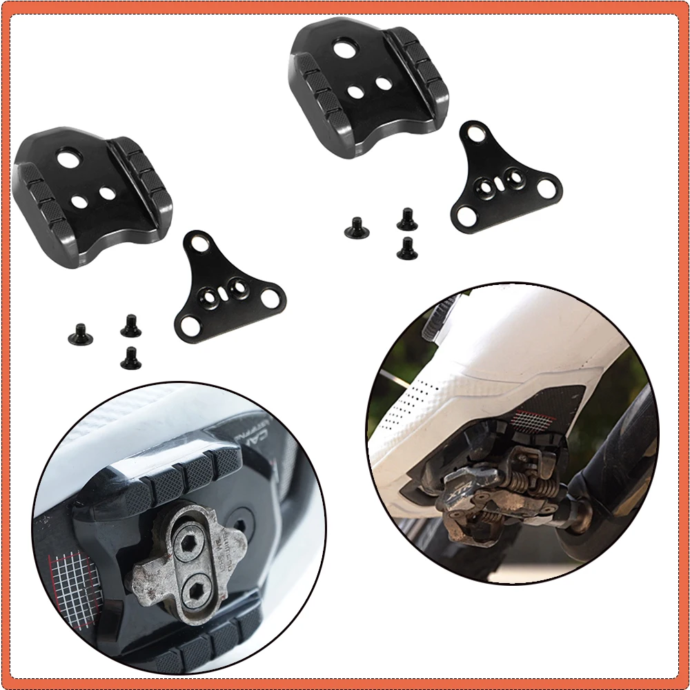 Bike Pedals Cleat Converter Platform Adapter Shoe Lock Adapter for MTB