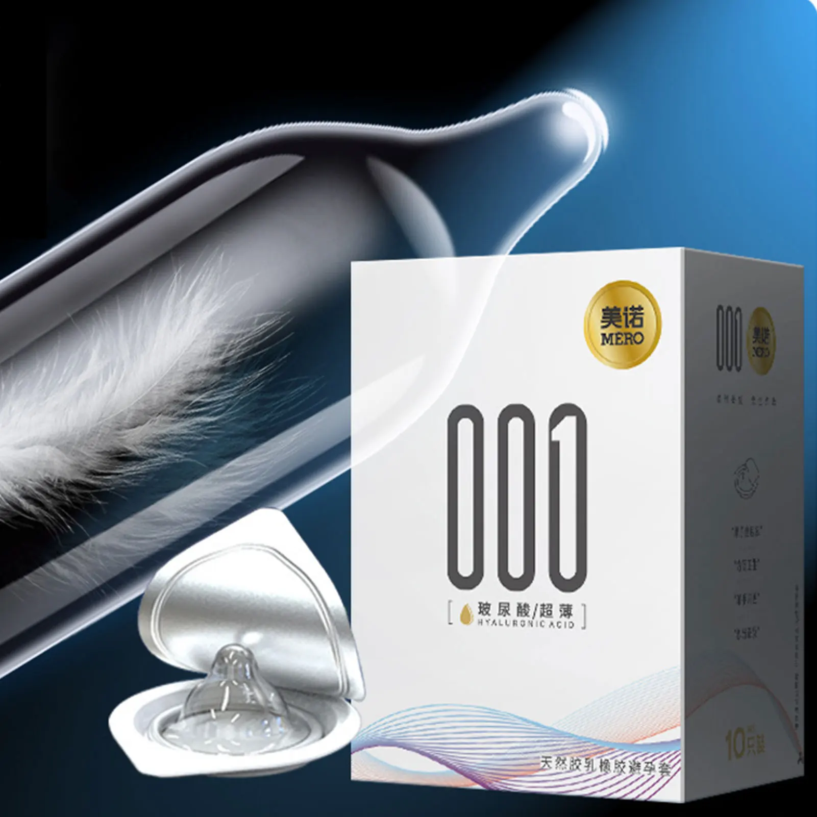 Ribbed Condoms Sex Toys For Men 18+ Lubrication Ultra Thin Spiked Condom Delay Ejaculation G Spot Stimulation Adult Penis Sleeve 4