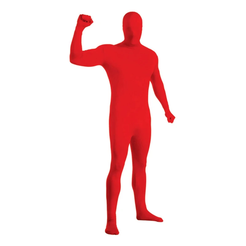 Cosplay Costume Adult Unitard Men and Women Full Jumpsuit Disappearing Man Body Suit Halloween Cosplay Costumes Tights