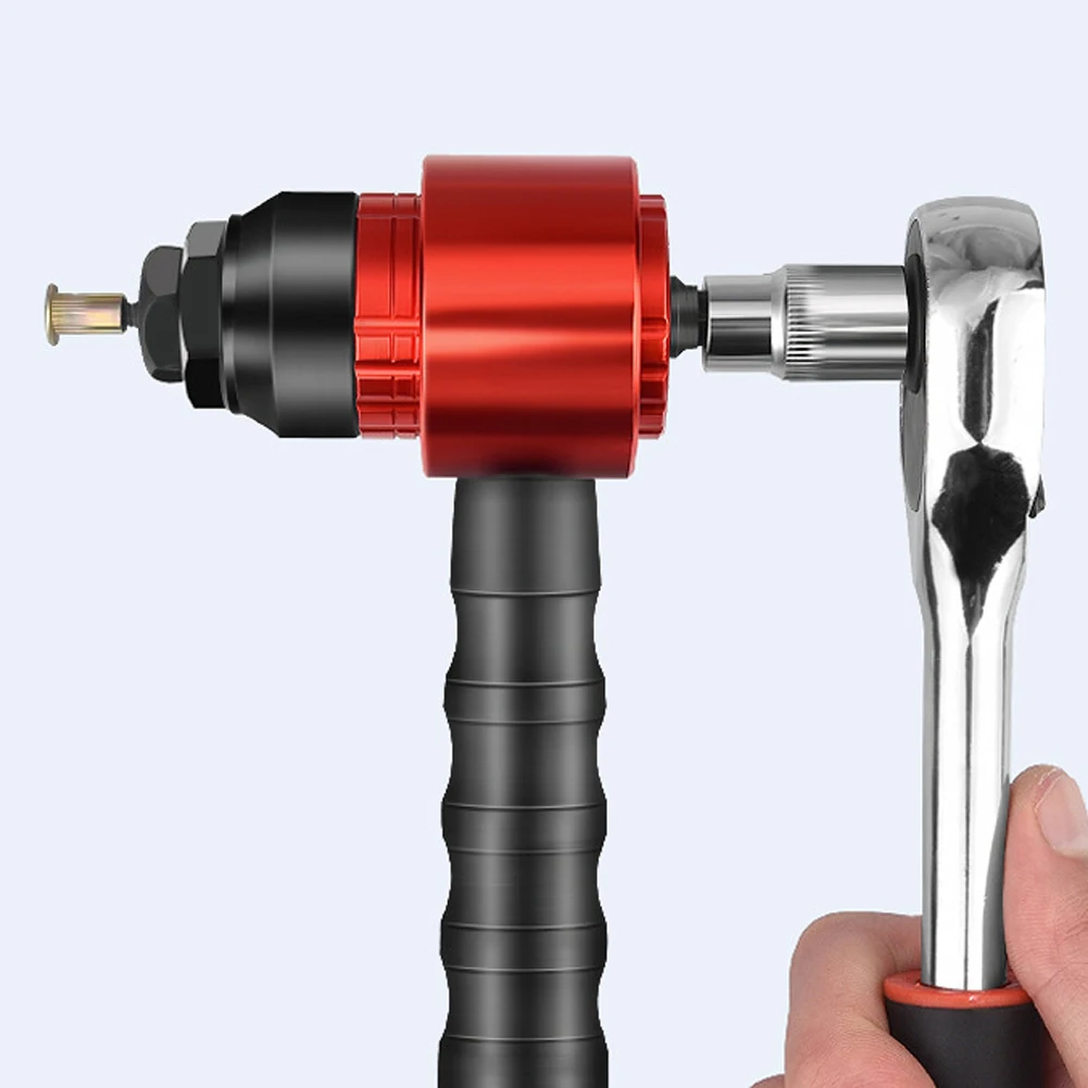 Manual Electric Rivet Nut Tool Conversion Accessories Detachable Hand Rivet Nut Tool Set Electric Pneumatic Rivet Machine Quick 4