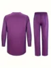 Dashiki New Lslamic Moroccan Muslim Business Casual African Purple 100% Authentic High Quality Original Live Shot Men's Suit 4