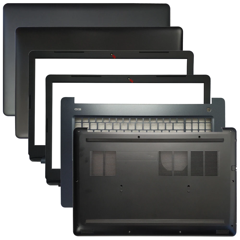 Estojo para Dell Inspiron g3 17 3779 5779 049hn1 0yxcj3 0fj901 0gg7m0 Lcd Tampa Traseira Moldura Frontal Palmrest Superior Base Inferior Novo