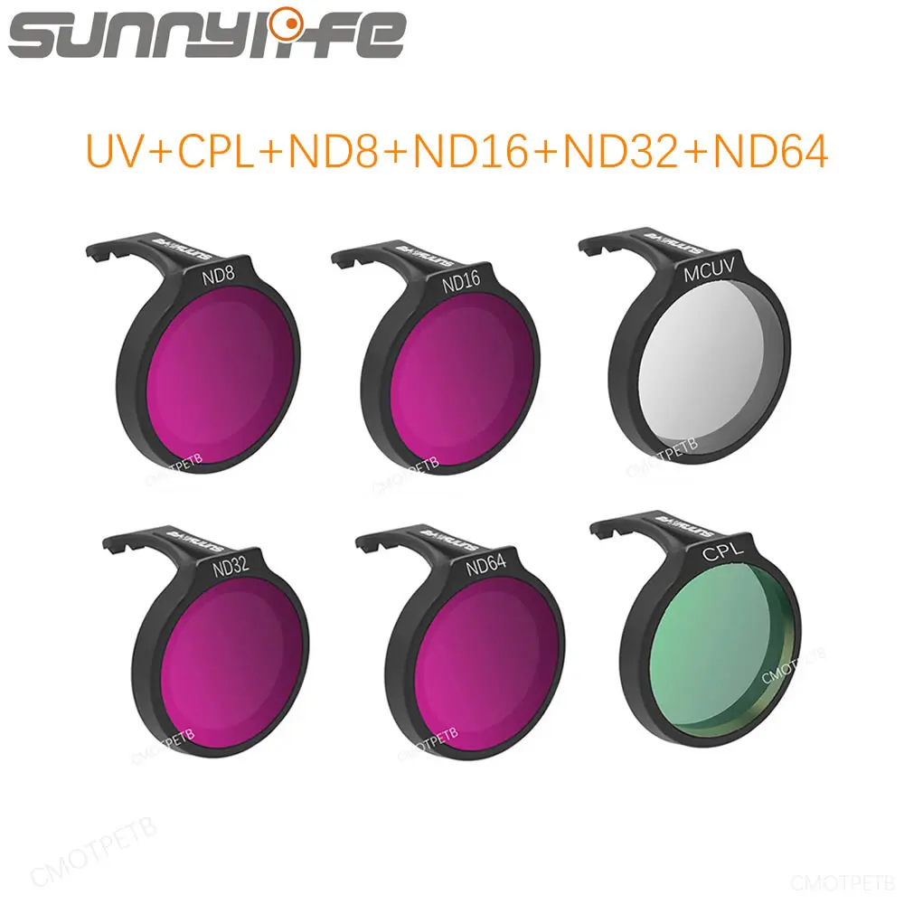 For Dji NEO Filter Sunnylife Professionele Lens CPL UV ND16 ND32 ND Filters Set Camera Lens For dji neo accessoires Drone Accessories