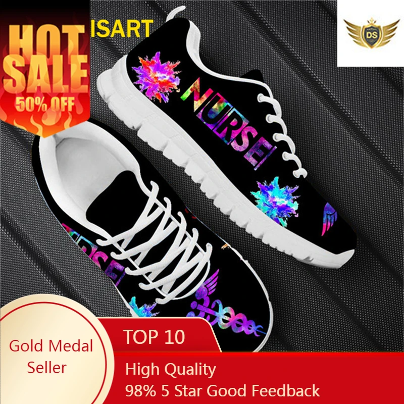 Casual Shoes Woman Dentist Sneaker Teeth Doctor Dental Print Summer Flats Female Mesh Zapatos De Mujer Dropship