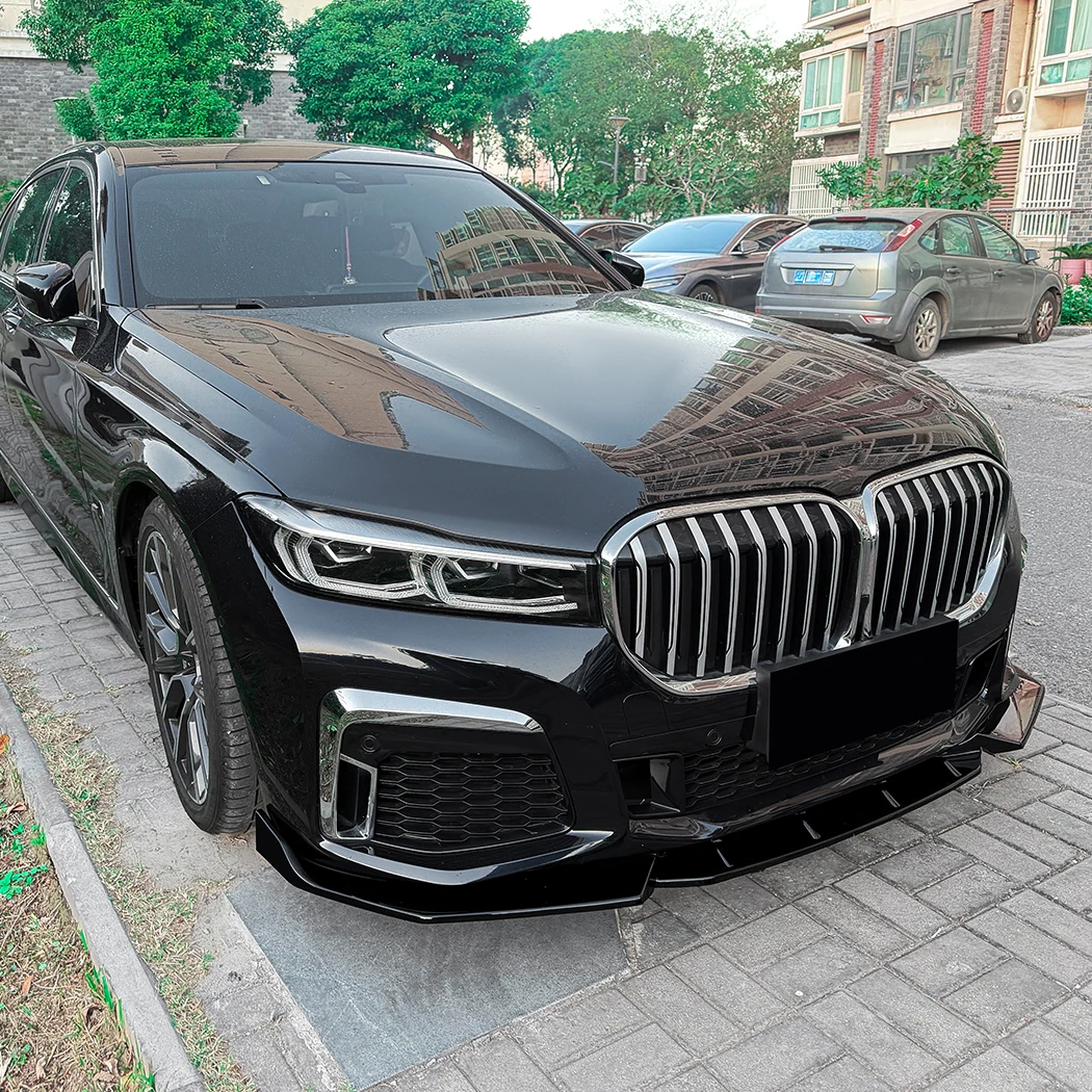 BMW 7 시리즈 G11 G12 LCI M 스포츠 2019-2022 프론트 범퍼 립 스포일러 스플리터 디퓨저 바디킷 튜닝 카나드 립 커버