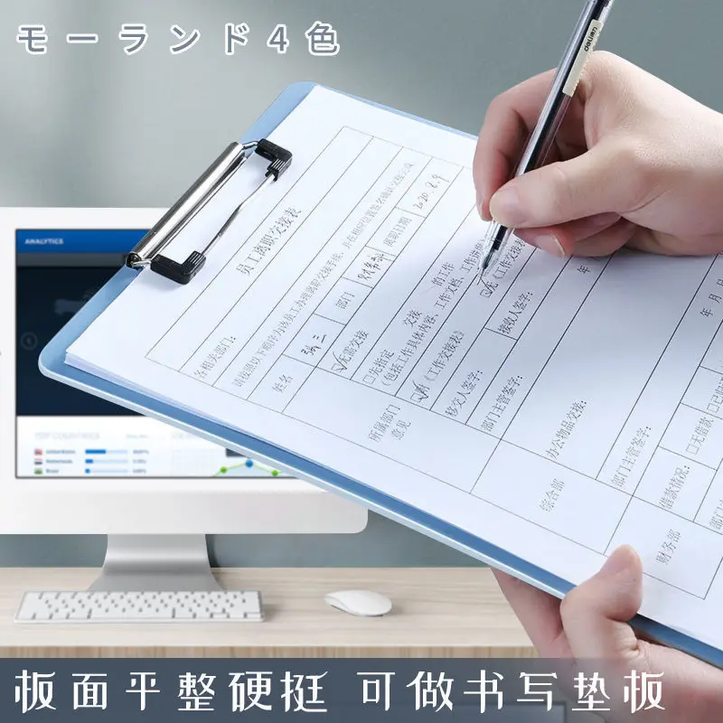 A4 Portablocco,6 Pezzi Clipboard Con Clip In Metallo,Portablocchi