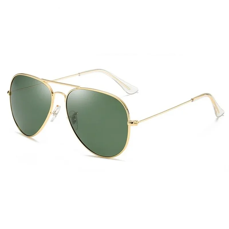 Unisex Classic Polarized Metal Pilot Sunglasses with Prescription Options