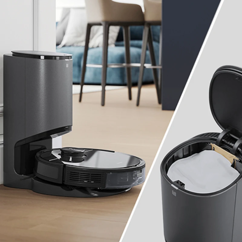 ECOVACS-DEEBOT T9 AIVI ÷ odkurjacz κ w, peni automatyczne zamiatanie OZMO Pro drgazl Mop 0 kolizji Auto puste