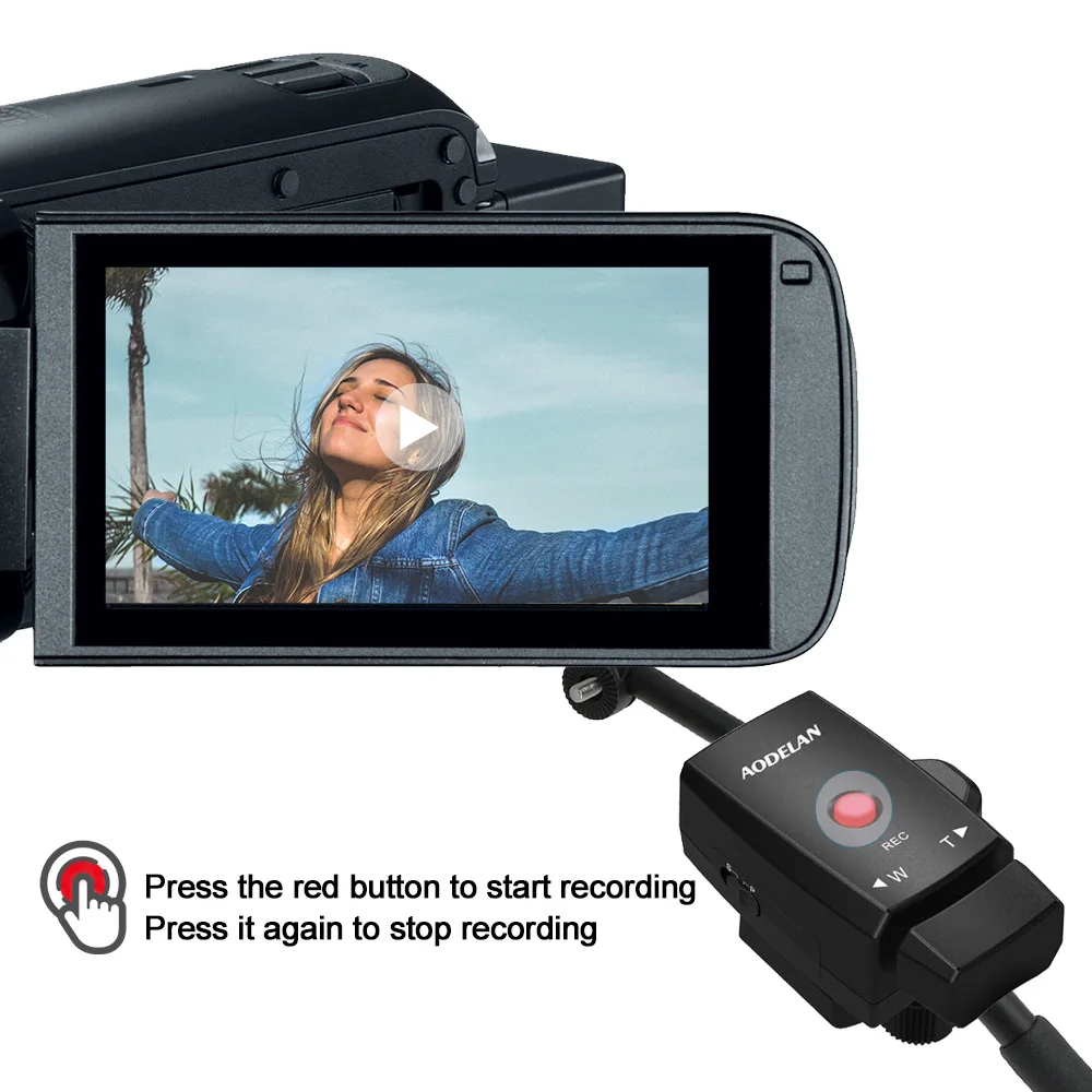 Camcorder Zoom Controller ZC-1 Video Camera Zoom Video Recording Remote Control 2.5mm Cable Sony Canon Panasonic camera remote shutter button camera remote shutter release camera control cable