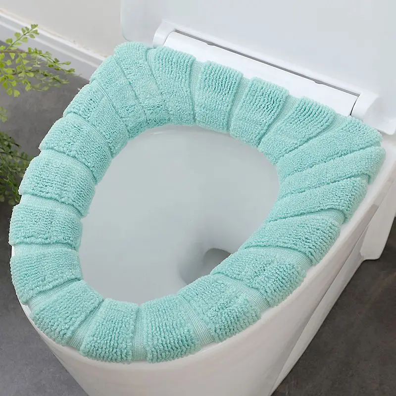 Y Nordic Style Toilet Mat Household Toilet Seat Winter Thickened Seat Universal Closestool Cushion Washable