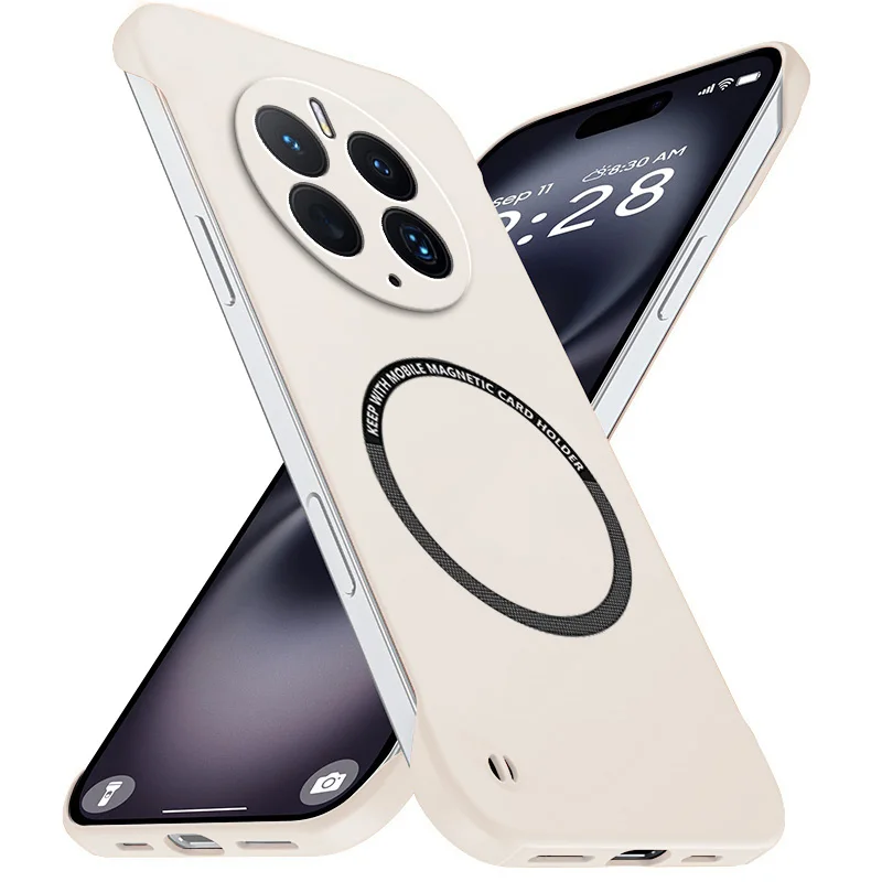 Magnetic Slim Frameless Phone Case - Anti-Scratch Shockproof Hard PC Cover