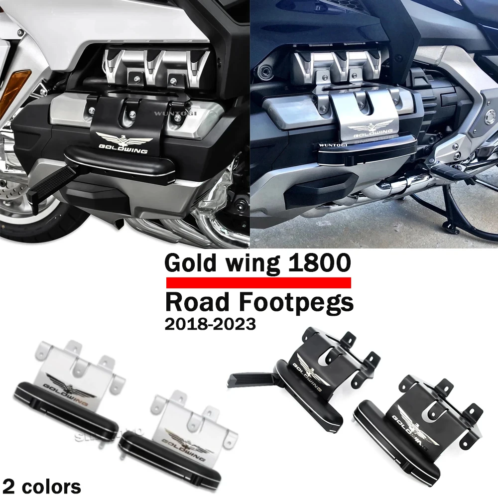 

Для Honda Gold Wing GL1800 F6B колышки для шоссе ножная педаль Goldwing 1800 аксессуары регулируемые колышки крепления защита двигателя 2018-23