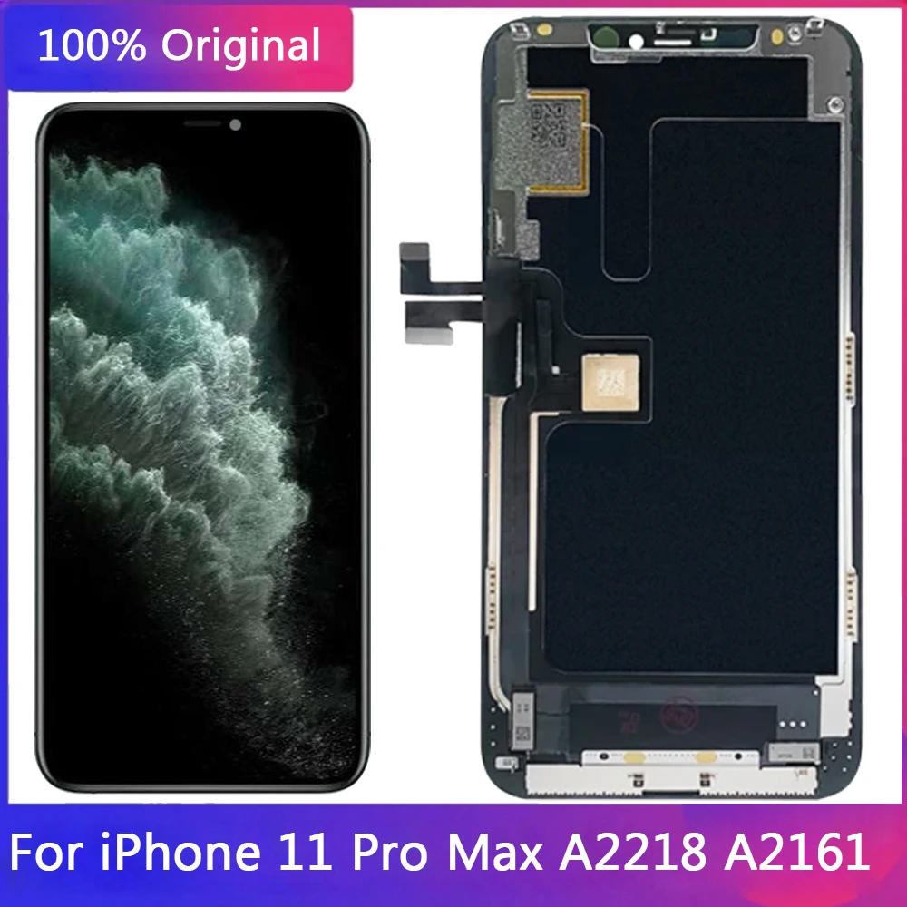 Oled Ture Tone Per Iphone 11 Pro Max Display Schermo Lcd Originale 6.5 "Iphone 11 Pro Max A2161 A2218 Sostituzione Dello Schermo Lcd