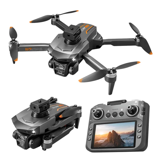 Lu30 Drone 4.5-Inch Screen Control High-Definition Aerial Photography Gps Brushless Aircraft Obstacle Avoidance Drone 4
