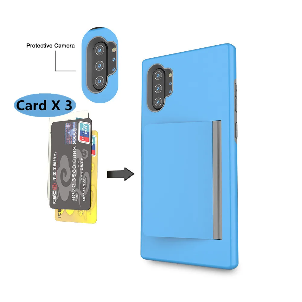Vibrant Candy Color Flip Cover with Card Slots