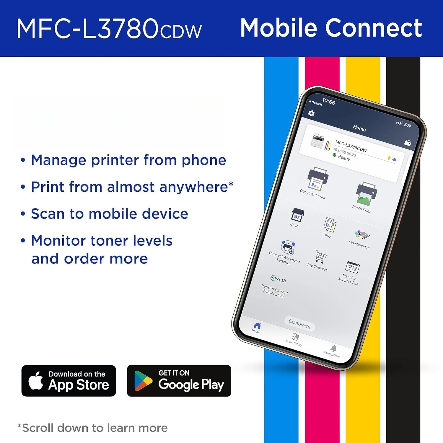 MFC-L3780CDW printer image 4