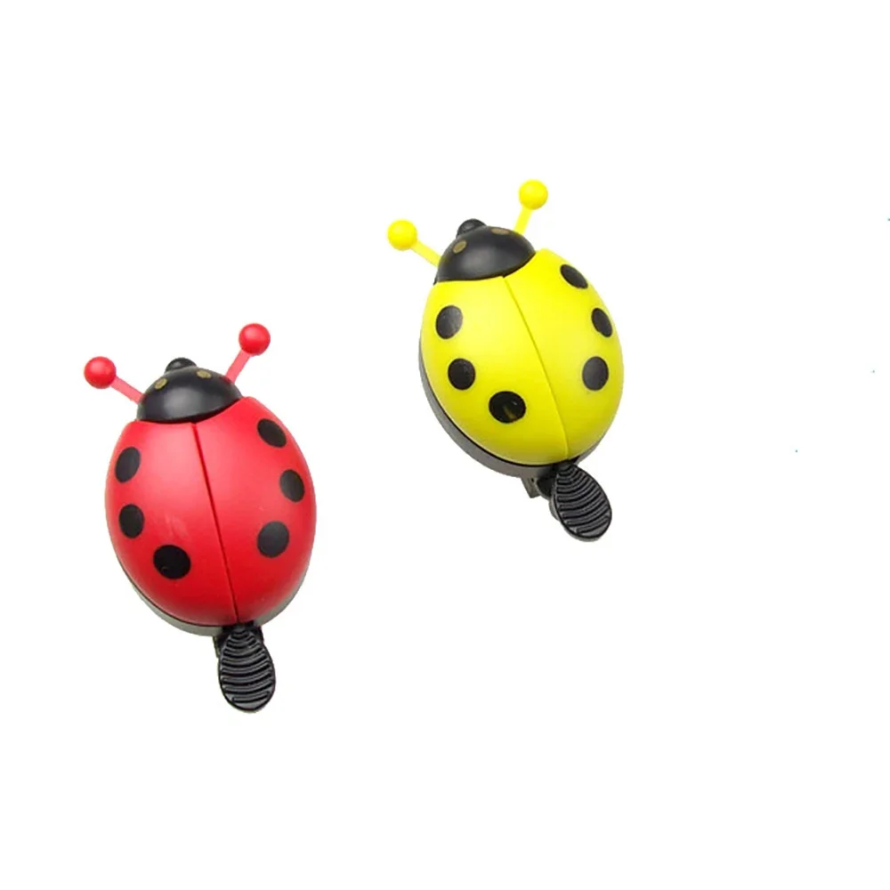 Bicycle Bell 1PC Small Cartoon Beetle Ladybug For Kids Girls Bike Ride Mini Alarm Accessories