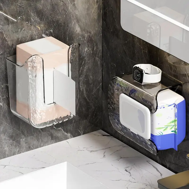 Wall Mounted Tissue Box Wet wipes Dispenser Paper Towel Holder for Kitchen Office Napkin Container Tissue Paper Storage Box tissue box,tissue dispenser,wet tissue storage box,tissue storage box