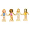 Magnetic Dress Up Princess Gifts For 3-8-Year-Old Girls 63Pcs Magnetic Dress-Up Wooden Doll Pretend Play Set With 4 Wooden Doll 5